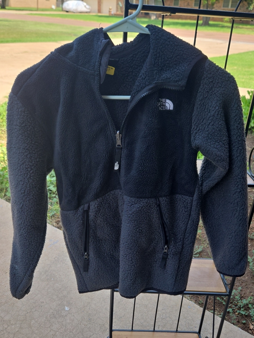 The North Face Black Sherpa Jacket with Zip Pockets